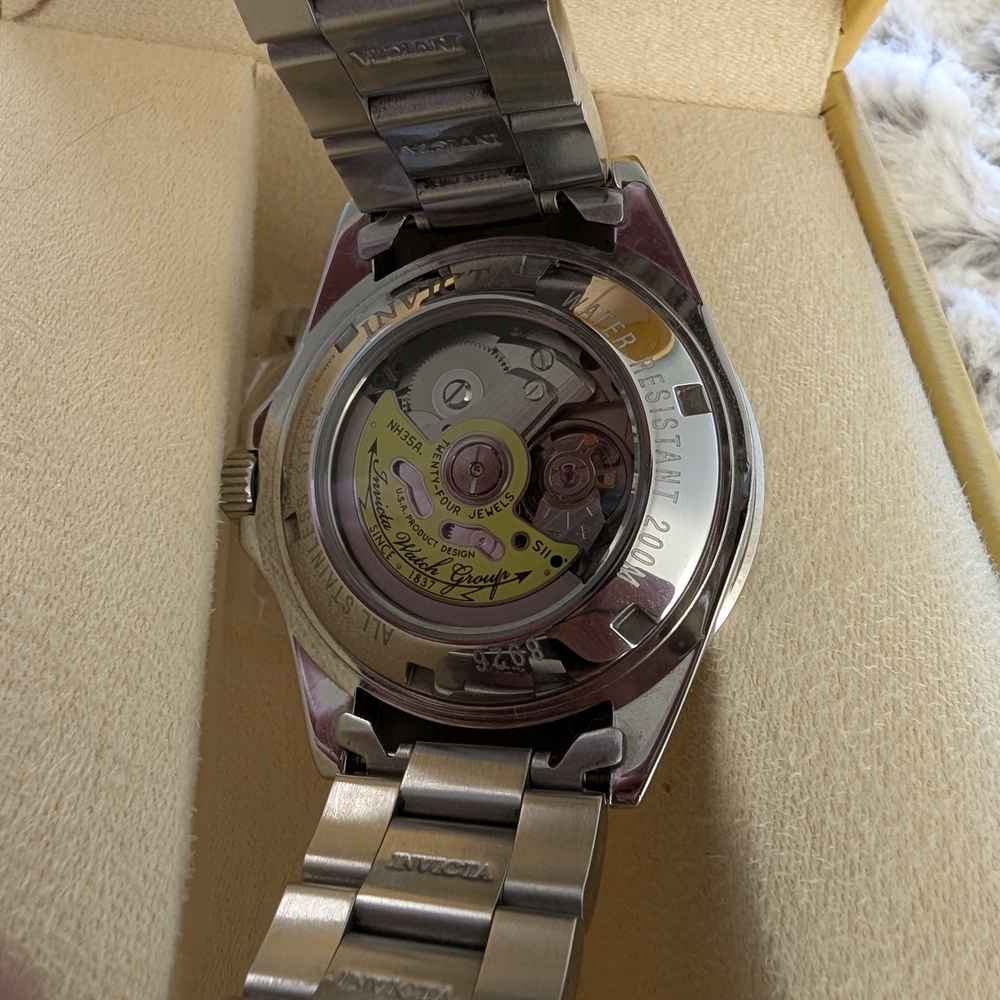 Invicta Silver and Black Men's Watch - Picture 8 of 12
